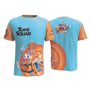 Camiseta Space Jam Sublimada em poliéster