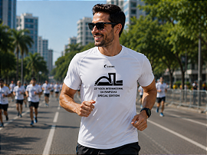 Camiseta 22º VOLTA DA PAMPULHA SPECIAL EDITION Branca em Poliéster