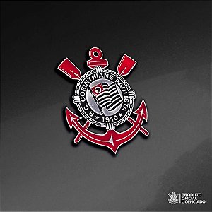Adesivo CROMADO - Escudo Oficial Corinthians