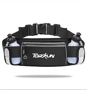 POCHETE CINTO DE HIDRATAÇÃO PREMIUM COM DUAS GARRAFAS