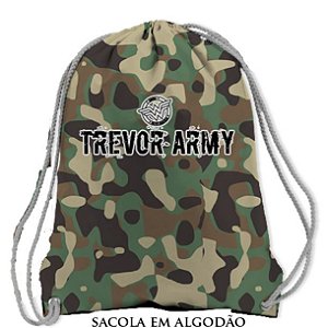 Sacochila Trevor Army (Mulher Maravilha) Camuflada em Algodão - Produto Oficial Yescom | DC Runseries