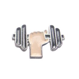 Pin Button Haltere/Crossfit/Musculação Metal ( 1,8 cm x 2,6 cm )