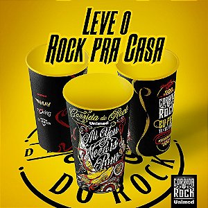 Copo Customizado Corrida do Rock - Preto e Amarelo