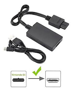 Cabo Conversor Hdmi 1080p Nintendo 64 Super Snes Gamecube