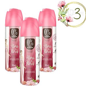 3 Desodorante Spray 90ml Senador Classic 24h Proteção Masculino