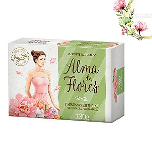 Sabonete em Barra Alma de Flores Clássico Original 130g Unidade