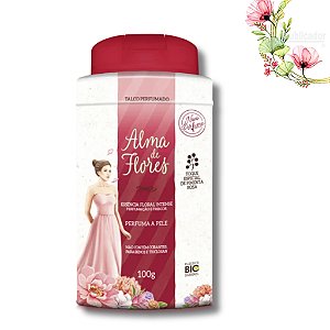 Talco Perfumado Alma De Flores Floral Intense 100G - Memphis
