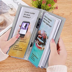 Porta Folhetos - Publicador para personalizar - Cinza