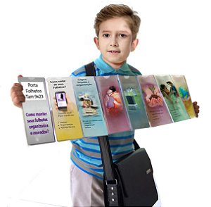 Porta Folhetos Transparente