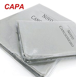 Capa P/Cancioneiro Novo Transparente - Grande e Pequeno