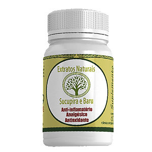 Óleo de Sucupira e Baru 60 Cápsulas
