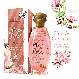 Deo Colônia Alma De Flores Finíssimas Essências Rosé Perfumação Prolongada 120ml