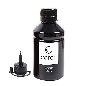 Tinta Black Cores Compatível G2100 Preta 250ml
