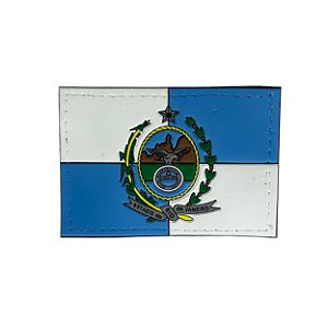 Patch Bandeira Rio de Janeiro Emborrachado Colorida