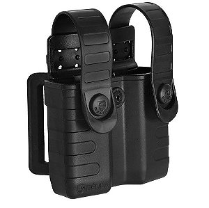 Porta Carregador de Pistola 9mm, 40 Bélica Tab Lock - Preto