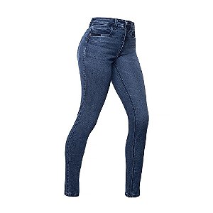 Calça Jeans Feminina Invictus Victory Porte Velado 7 Bolsos - Azul Oceano