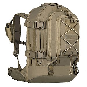 Mochila Tática Militar Invictus Duster 50L - Coyote