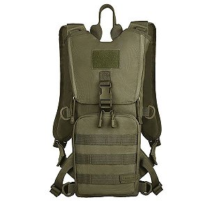 Mochila de Hidratação Tática Invictus Hydro - Verde Oliva