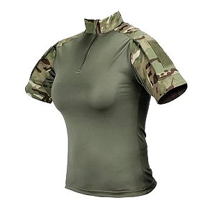 Combat Shirt Feminina Multicam Safo Military