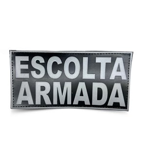 Emborrachado Patch Escolta Armada 19x10