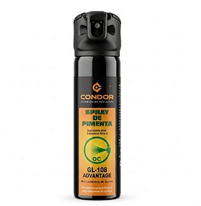 Spray de Pimenta Condor GL-108 Advantage 110ml - Uso Restrito