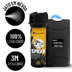 Kit Spray Repelente Animal + Aparelho de choque Afastador