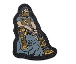 Patch Emblema SAMU Emborrachado Preto e Branco - LOJA WWART - Tático  Militar, Airsoft, Aventura, Outdoor