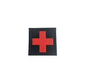 Patch Emblema SAMU Emborrachado Preto e Branco - LOJA WWART