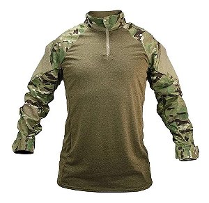 Combat Shirt Multicam For honor Manga Longa