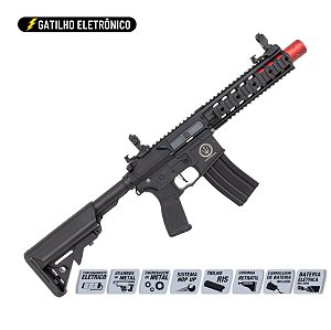 Arma de Airsoft Neptune 8" SD AEG M4 AR15 - Rossi