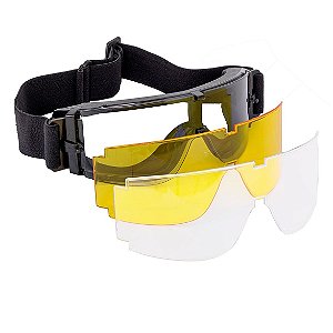 Oculos de Proteção Rossi Premium 3 Lentes