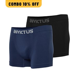 Kit 2 Unidades Cueca Boxer Invictus sem costuras - Seamless