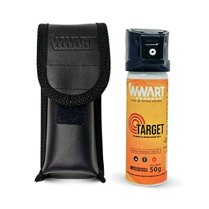 Spray de Defesa TARGET marcador UV + Bolsa de Couro