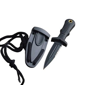 Neck Knife Faca Adaga de Defesa Uso Velado