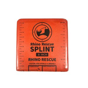 Tala Moldável Tática Rhino Rescue 9" (23cm) Imobilizador Compacto para Emergências e APH