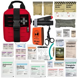 Kit APH Profissional Full Support IFAK 3 Rhino rescue - Perfuro Queimadura e Fratura