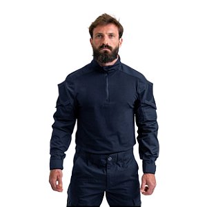 Camisa Tática de Combate Leader Azul Marinho - Invictus