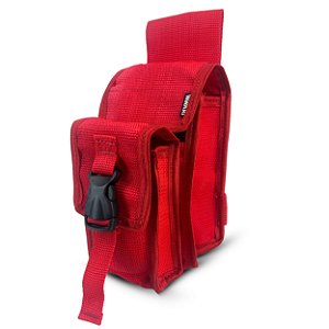 Bornal De Perna Vermelho Socorrista - Bombeiro Socorrista