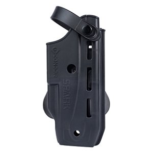 Coldre Tático Spark Nível II com Trava de Segurança - Canhoto