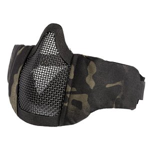 Mascara Meia Face Confort Metal Telada - Multicam Black