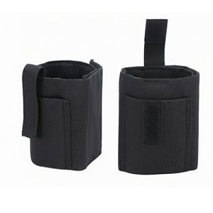 Coldre Tático de Tornozelo Velado em Neoprene - Black