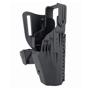 Coldre de Polímero HUNTER Mid Ride Bélica - Preto