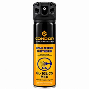 Spray Condor GL-108 CS Lacrimogênio 80ml - Uso Restrito