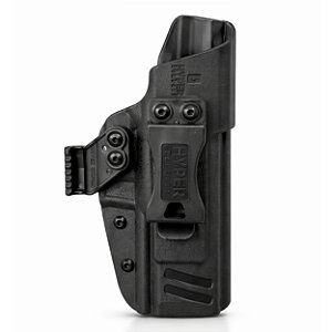 Coldre Velado Polímero GX4 CARRY Hyper Clip Cinto Tático HC020D