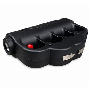 Soqueira de Choque com Lanterna Integrada Defesa Pessoal Ergonômica