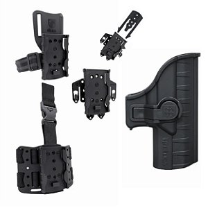 Combo Coldre STRIKER TS9 BERETTA Bélica + Plataforma de Perna e Adaptador Speed Mid-Ride
