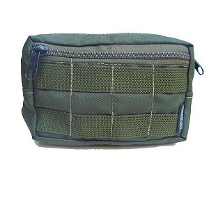 Bolso bipartido Modular Verde Oliva Médio 2 Compartimentos