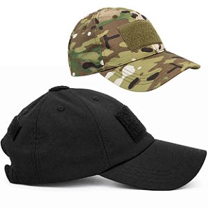 Boné Tático Militar Rossi com Velcro Ajustável