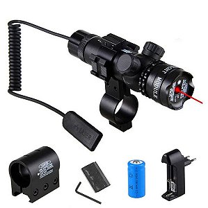 Red Dot Laser Sight - Acionamento Remoto - Trilho 11mm 20mm 22mm