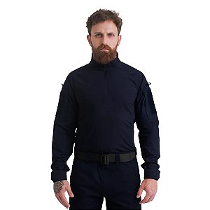 Camisa de Combate Hawk 3.0 INVICTUS - Azul Marinho